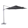 Zweefparasol Hawaii S - met voet en hoes - Zwart - 300 cm