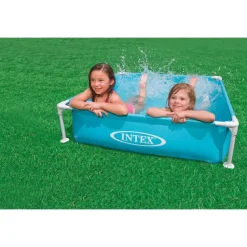 Zwembad Intex blauw - 122x122x30 cm Intex